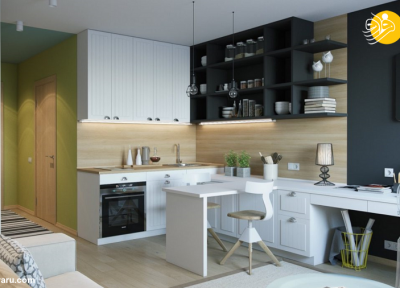 (تصاویر) ایده هایی خلاقانه برای طراحی و دکوراسیون یک آشپزخانه کوچک ترند های رنگی دکوراسیون خانه در سال 2020چگونه خانه های کم نور خود را روشن کنیم؟